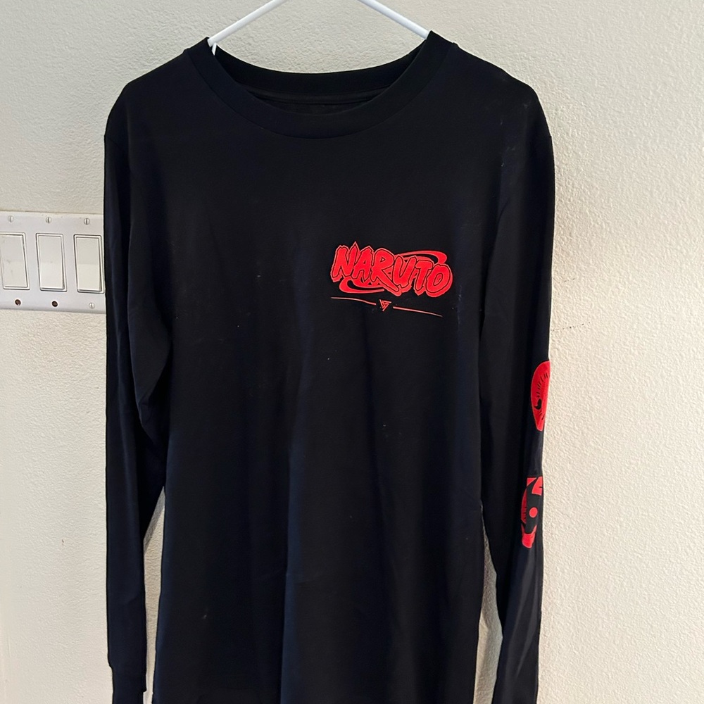 Naruto Black Long Sleeve Tee